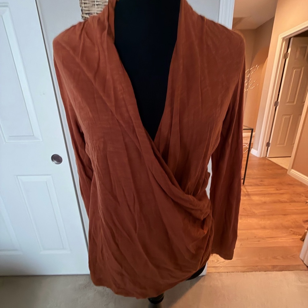 Liverpool Women's Top in Rust Red